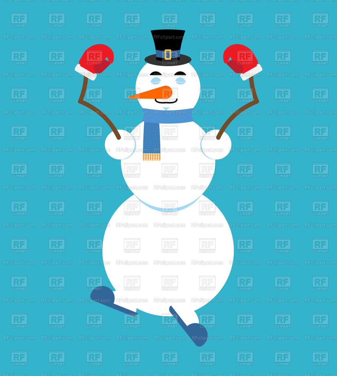 1074x1200 Snowman Yoga Relaxation And Meditation Vector Image Of Objects