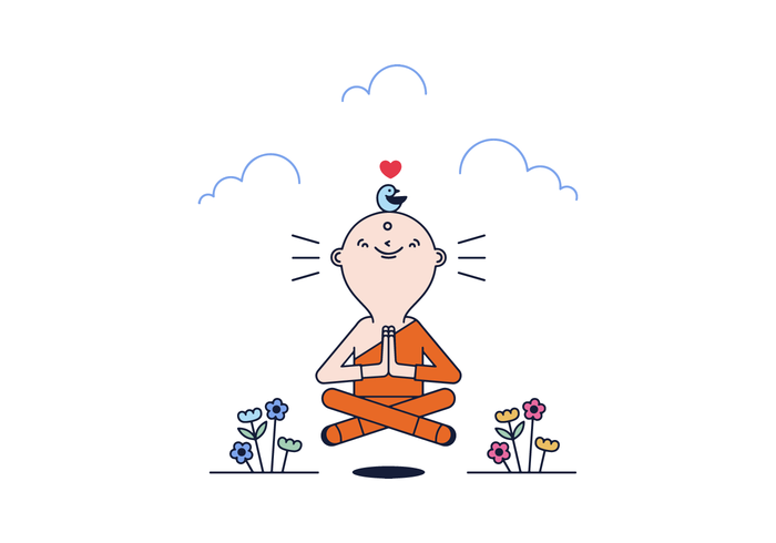 700x490 Meditation Free Vector Art