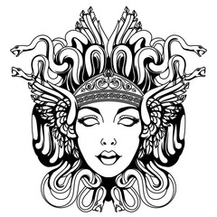 Medusa Vector at Vectorified.com | Collection of Medusa Vector free for ...