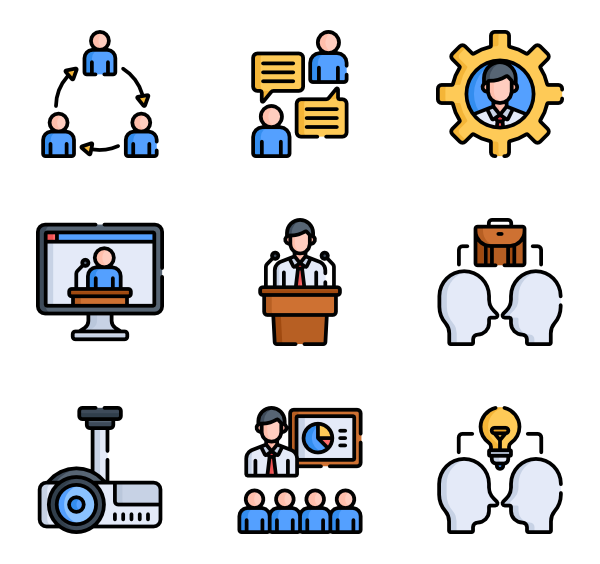 Meeting Icon Vector