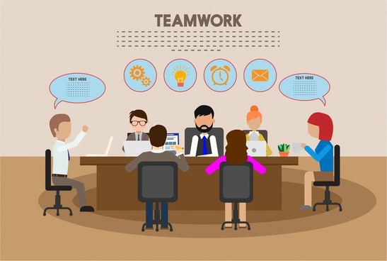 547x368 Meeting Free Vector Download