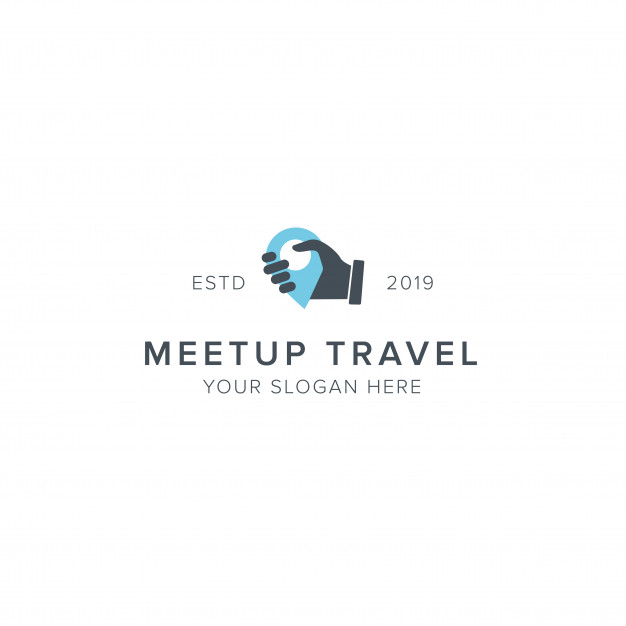 626x626 Meetup Travel Logo Vector Premium Download