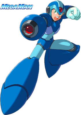 Free Megaman X Vector Graphic 282x400 Free Megaman X Vector Graphic