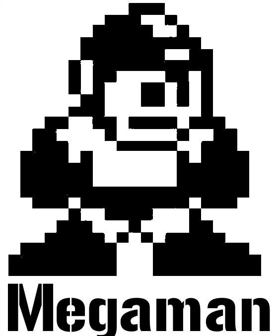 560x677 Megaman Crafts Company Logo, Stencils, Logos