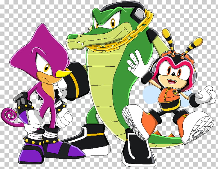 728x563 Knuckles' Chaotix Espio The Chameleon The Crocodile Sonic Riders
