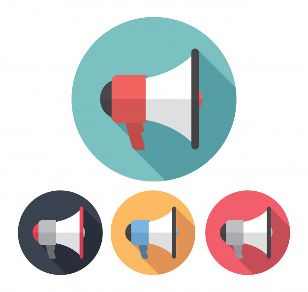 626x594 Megaphone Flat Icon Vector Premium Download