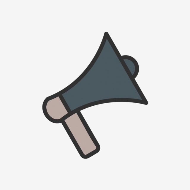 640x640 Vector Loudspeaker Icon, Bullhorn, Loudspeaker, Megaphone Icon Png