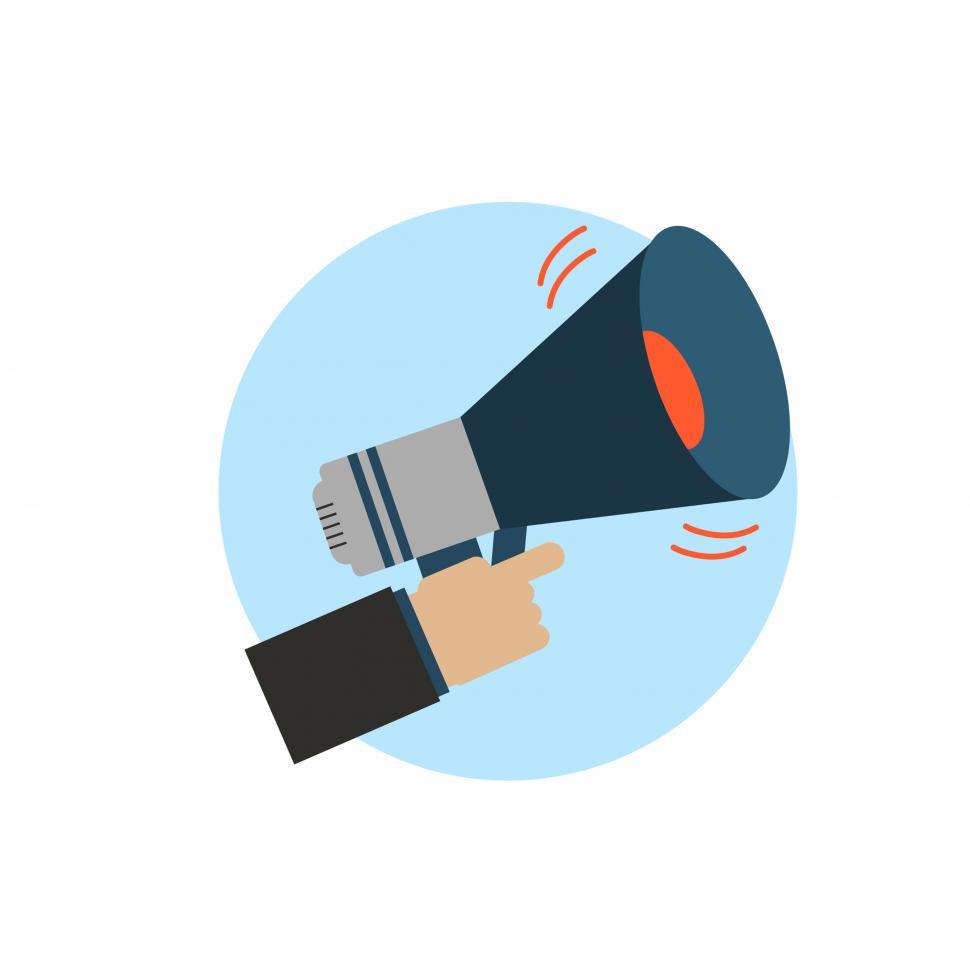 970x970 Get Free Stock Photos Of Hand Holding A Megaphone Vector Symbol