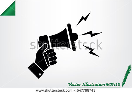 450x319 Megaphone Vector Icon