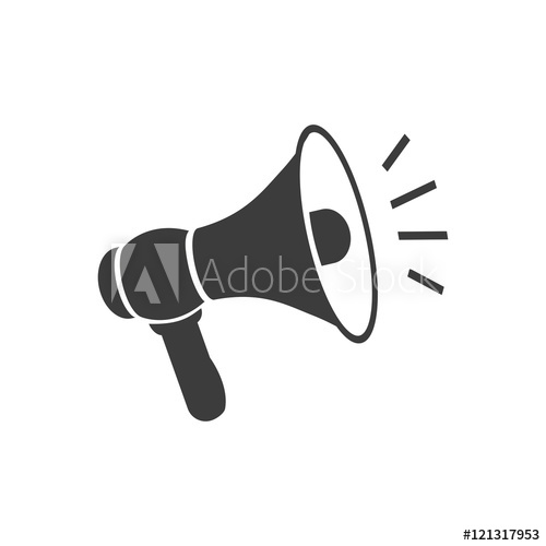 500x500 Megaphone Icon Megaphone Vector Isolated On White Background