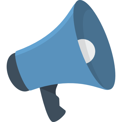 512x512 Drawing Megaphone Vector Vector