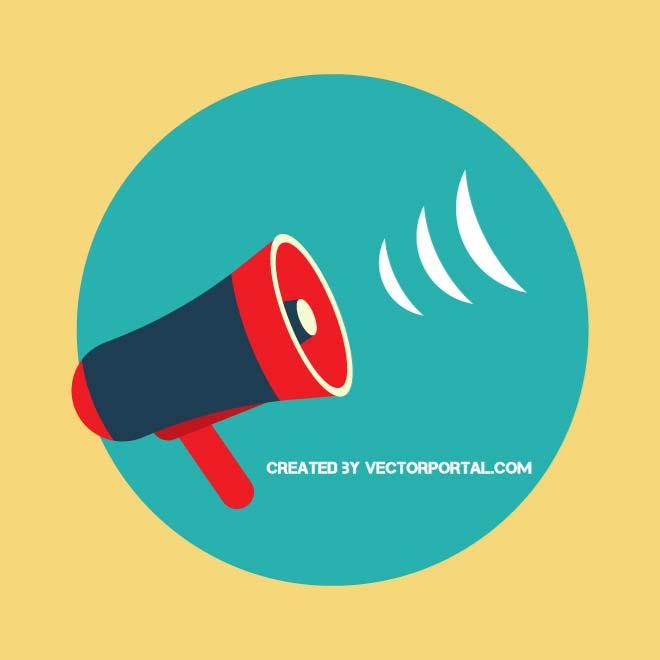 660x660 Megaphone Vector Icon