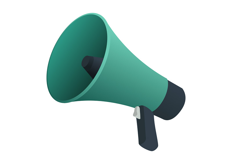 800x566 Megaphone Free Vector Art