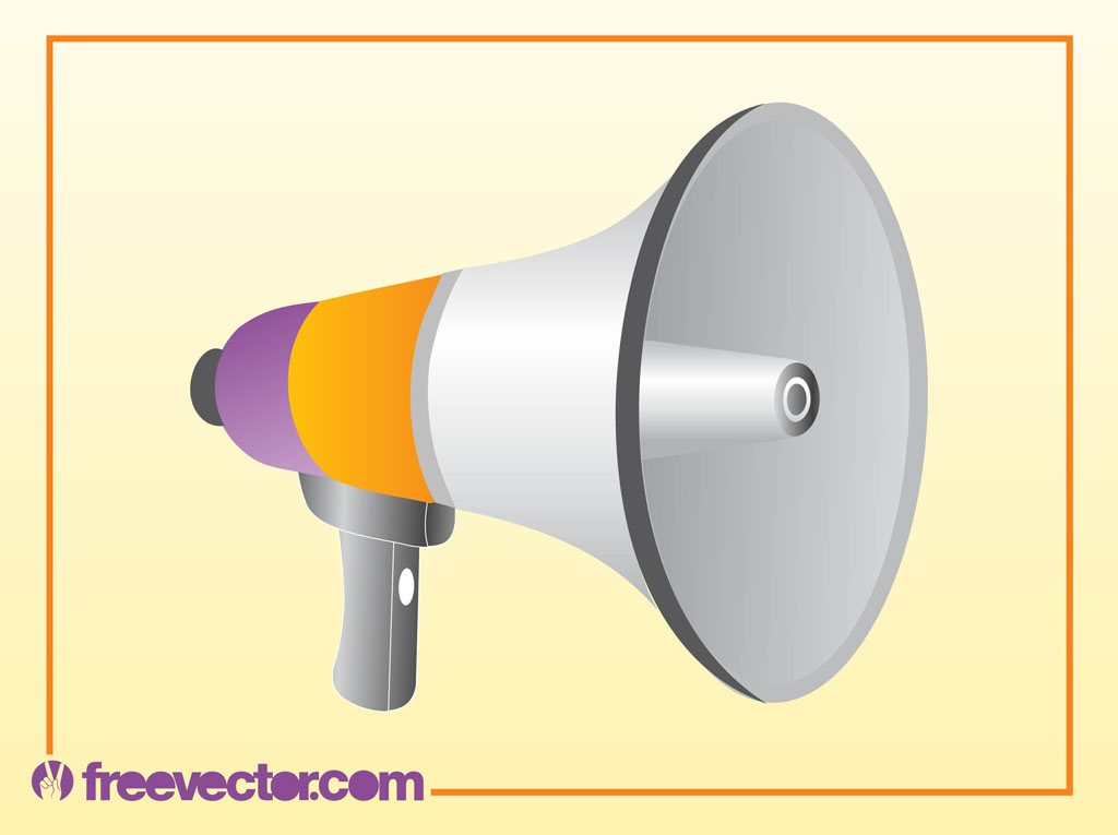 1024x765 Megaphone Vector Vector Art Graphics