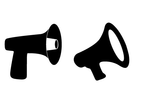 500x350 Download Free Megaphone Vectors For Communication Project Designs