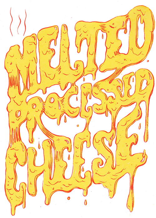 Melting Cheese Vector