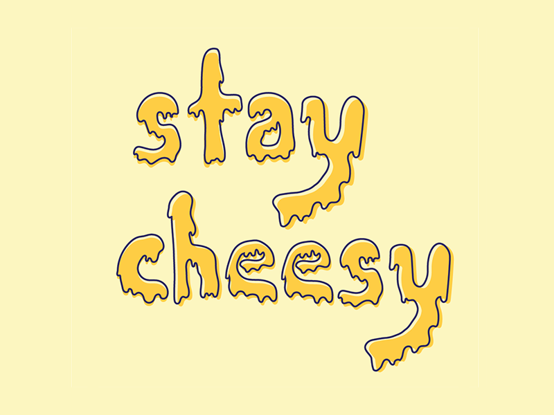800x600 Cheesy Vector Lettering