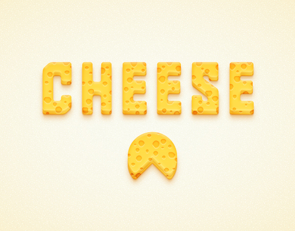 600x470 Create A Detailed Cheese Text Effect In Adobe Illustrator