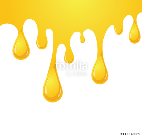 500x481 Vector Of Yellow Cheese Or Oil Melting For Background Stock Image