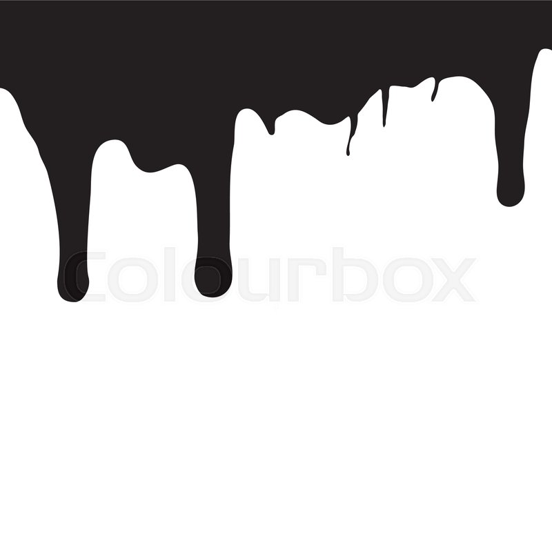 800x800 Melting Chocolate Dripping On White Stock Vector Colourbox