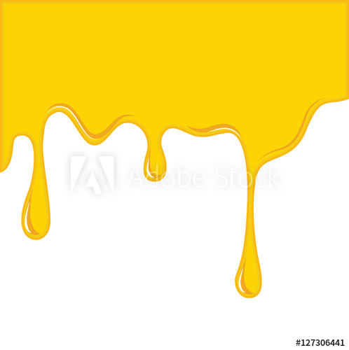 498x500 Vector Of Yellow Cheese Or Oil Melting For Background
