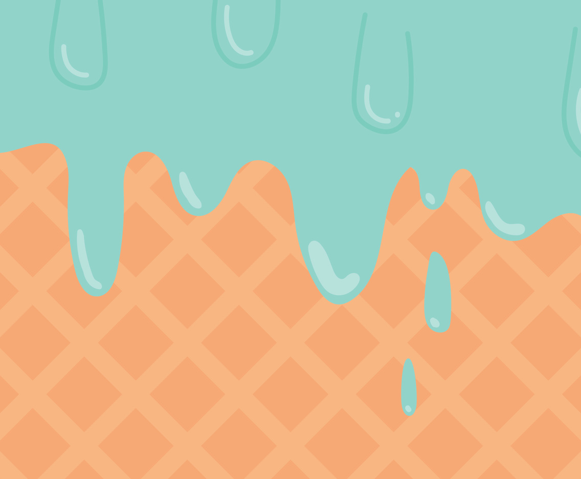 1136x936 Ice Cream Melting Vector Art Graphics