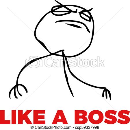450x449 Like A Boss Meme Internet Character Vector