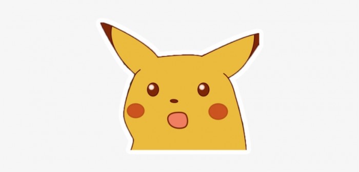 700x336 Surprised Pikachu Meme Vector, Clipart