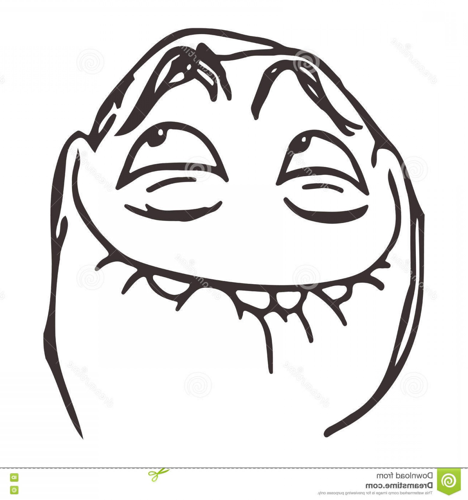 1560x1668 Vector Happy Lol Guy Meme Face For Any Design Illustration