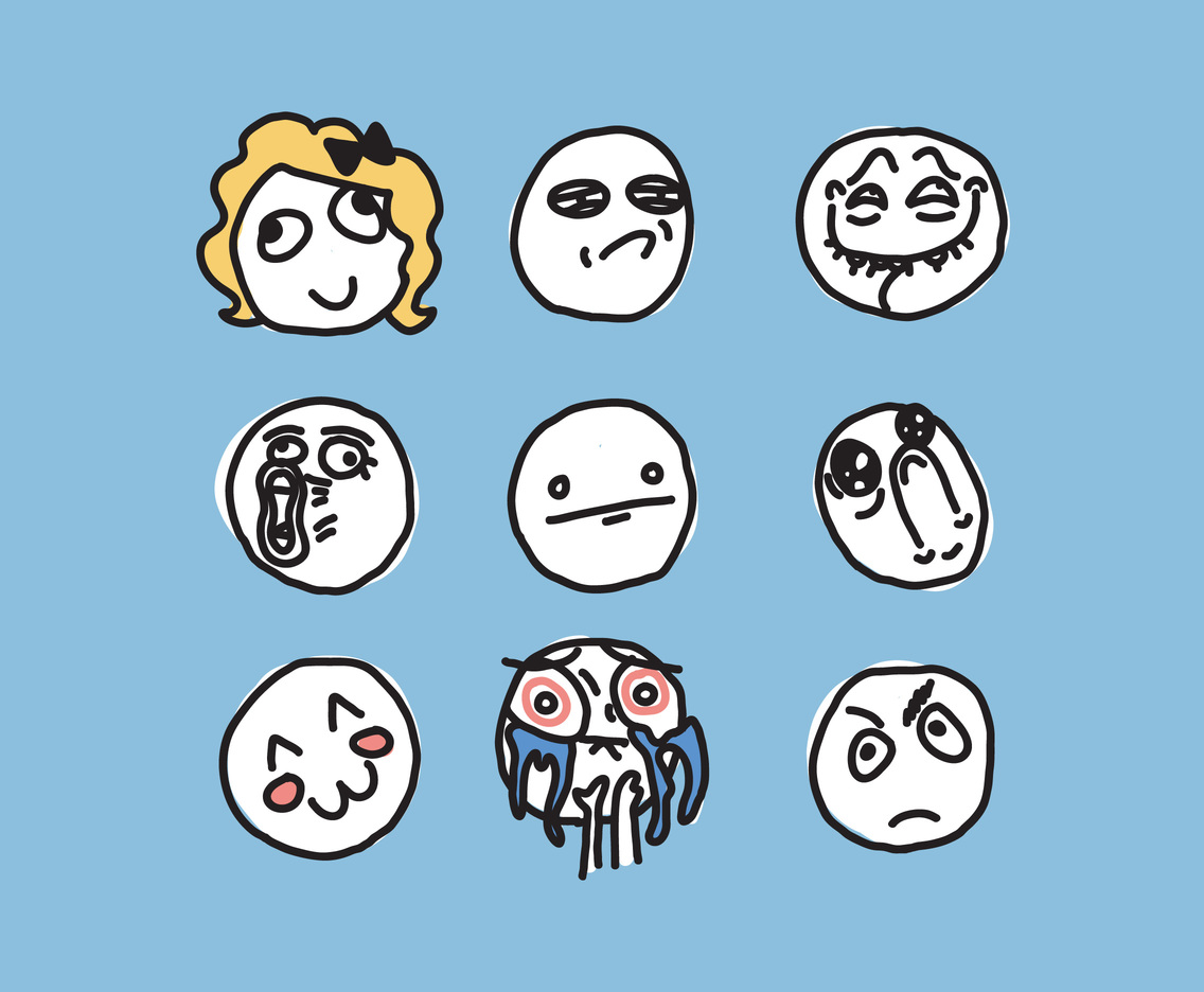 1136x936 Online Memes Vector Art Graphics