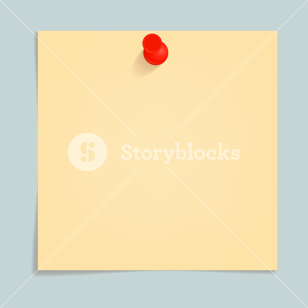 1000x1000 Yellow Memo Stick Concept Background Realistic Illustration