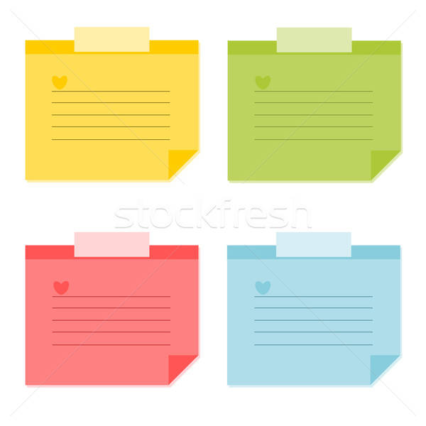 600x600 Love Memo Vector Illustration Peerasith Chaisanit