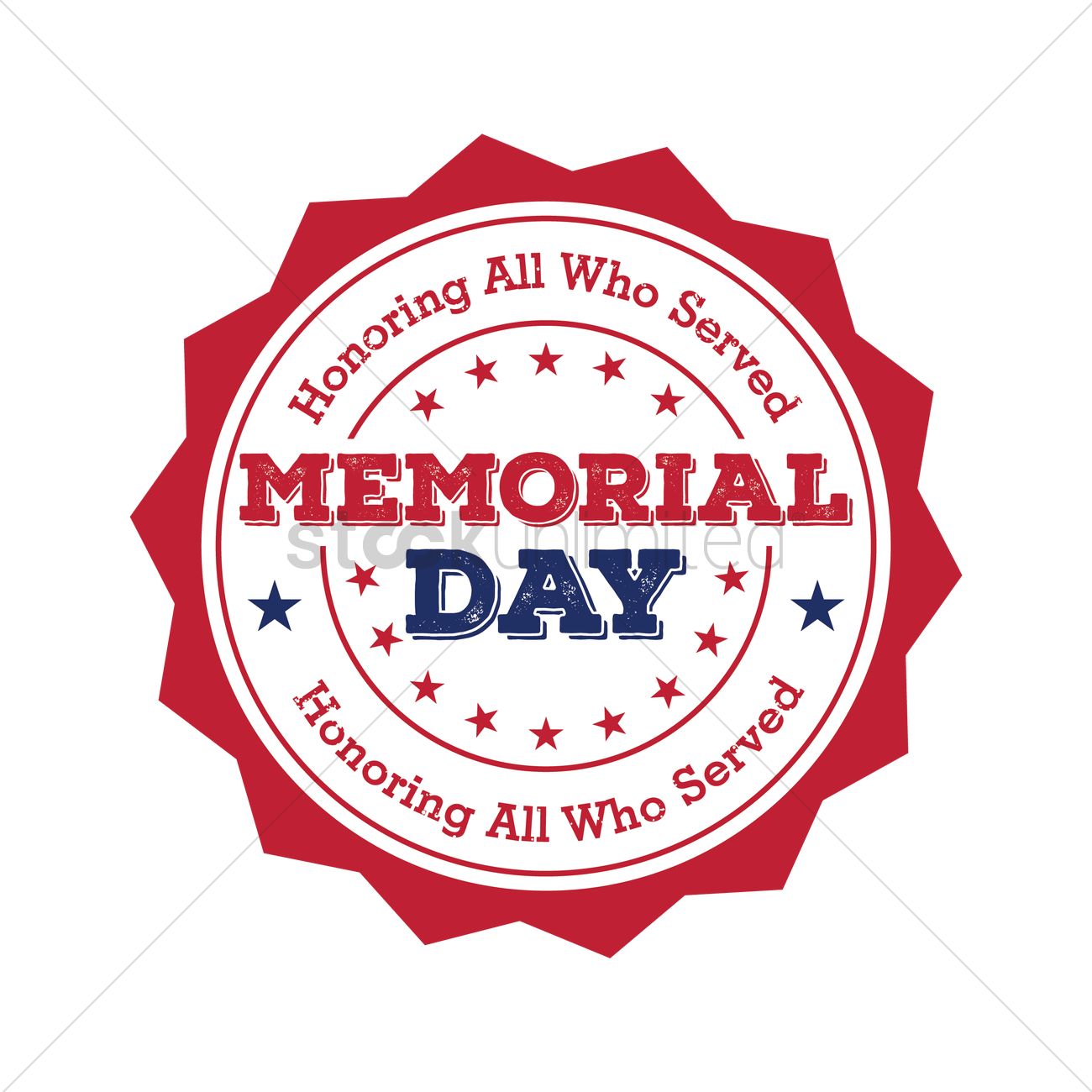 Memorial Day Vector Image 1300x1300 Memorial Day Vector Image