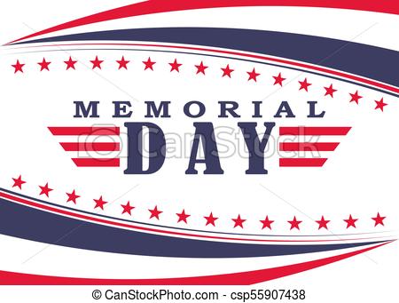 Vector Memorial Day Background With Stars, Stripes And Lettering 450x341 Vector Memorial Day Background With Stars, Stripes And Lettering