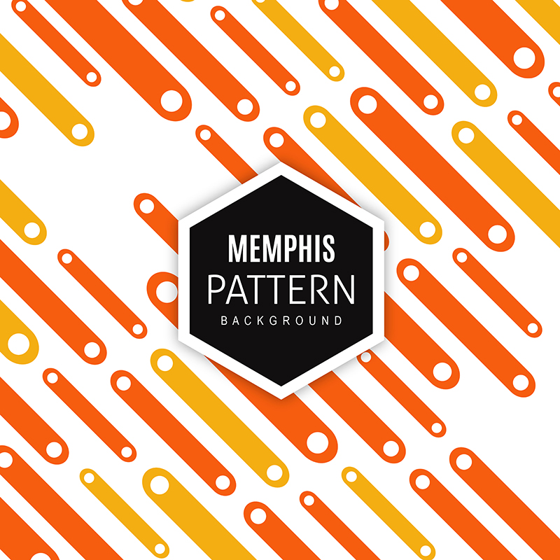 Colorful Vector Memphis Pattern Background Konfest 800x800 Colorful Vector Memphis Pattern Background Konfest