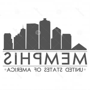 300x300 Stock Image Usa Tennessee Memphis Architecture Vector City Skyline