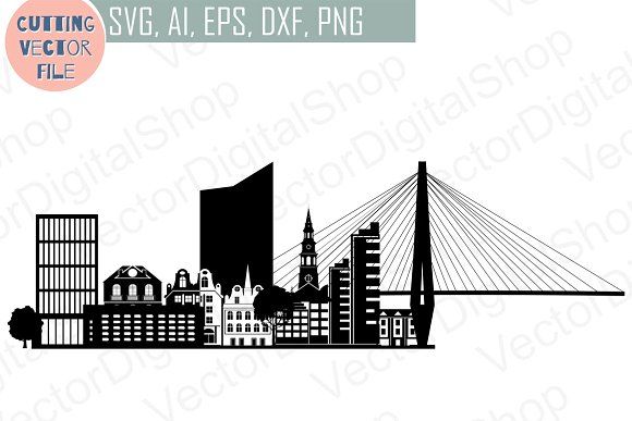 580x387 Charleston Skyline Vector
