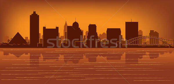 600x292 Memphis, Tennessee Vector Illustration Yuri Konovalov