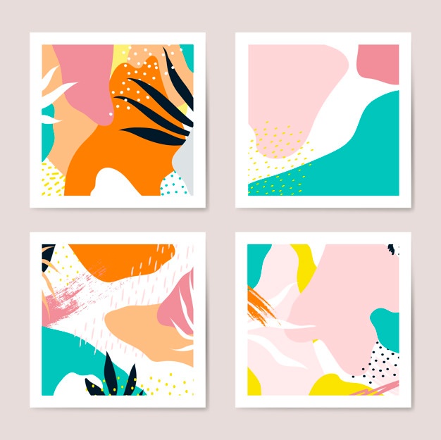 626x625 Memphis Pattern Vector Free Download