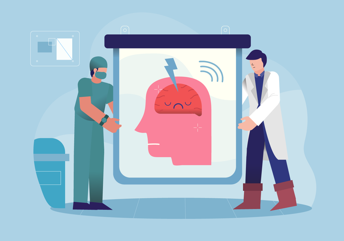 700x490 Doctor Explaining About Mental Health Vector Character