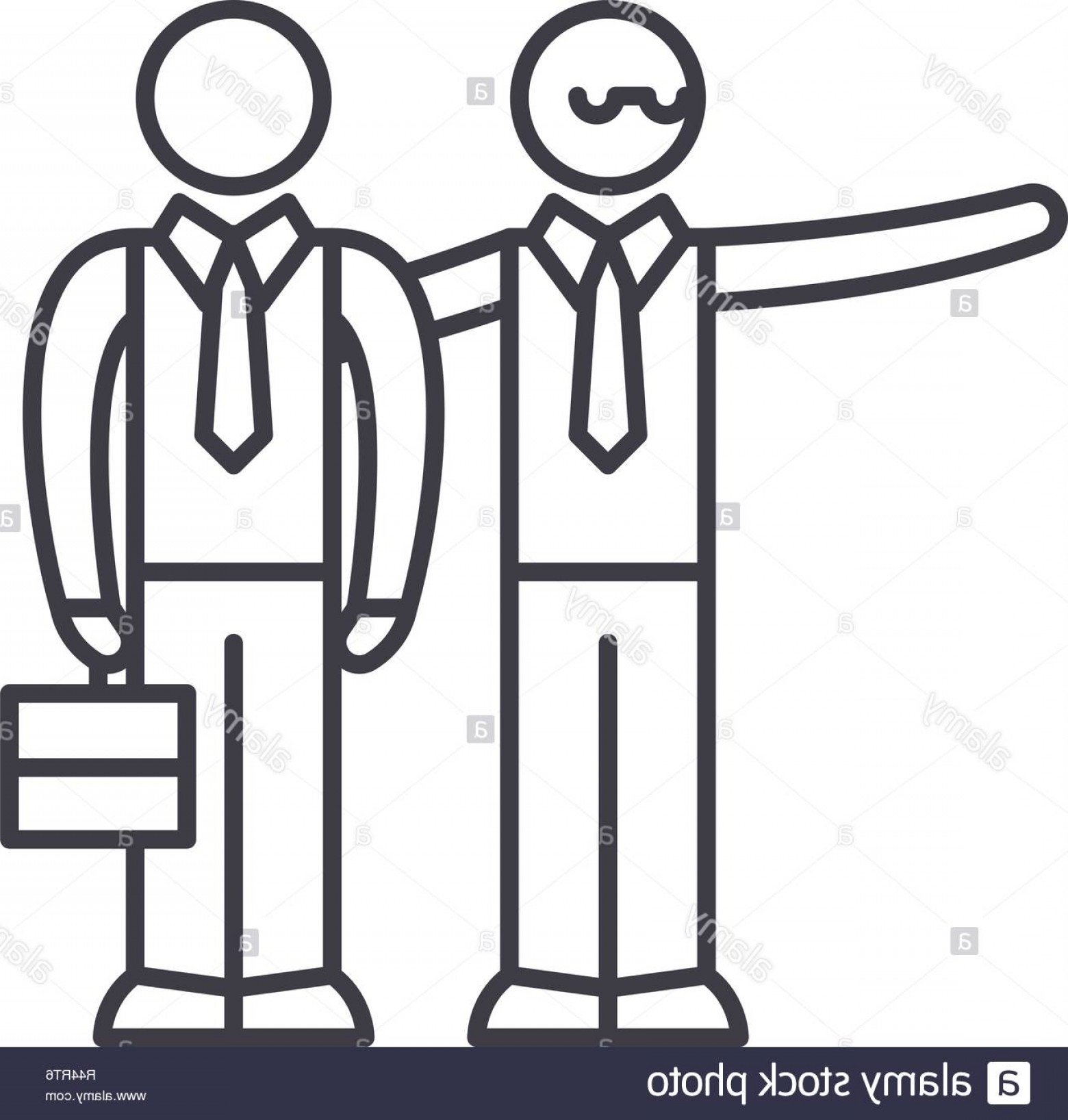 1560x1636 Mentoring Line Icon Concept Mentoring Vector Linear Illustration