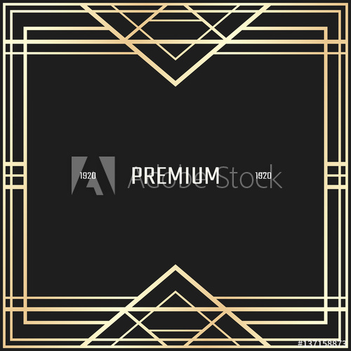 Islamic Card Golden Border On Black Background Vector Template 500x500 Islamic Card Golden Border On Black Background Vector Template