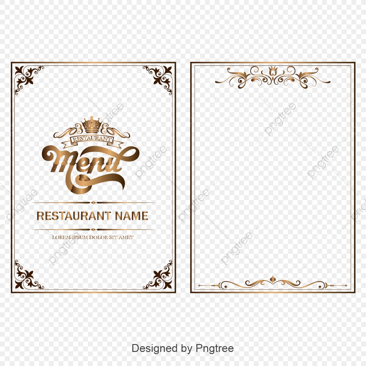 1200x1200 Golden Retro Tall Border, Border, Border, Frame Vector Set Png