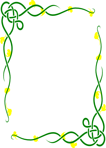 426x597 Clip Art Borders Menu Border Clip Art