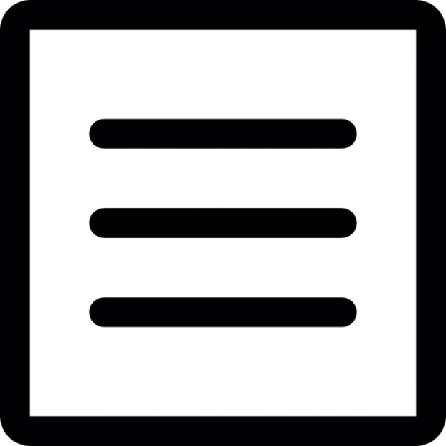 626x626 Menu Icon Free