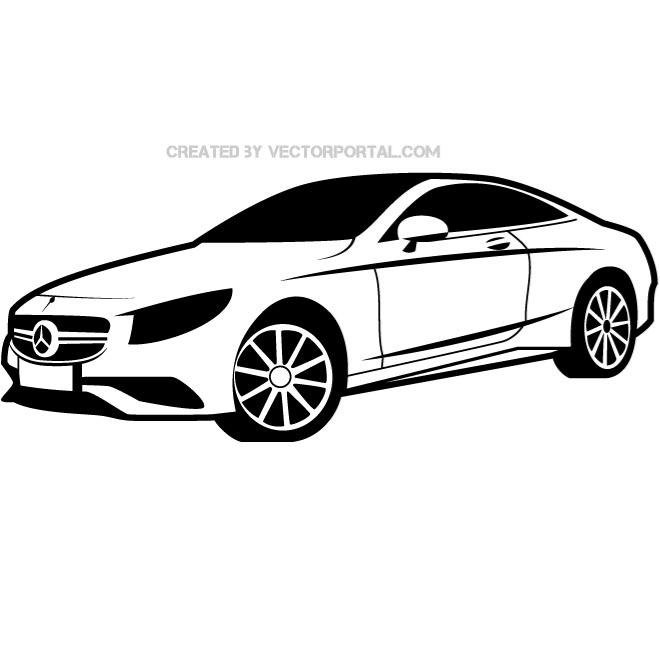 660x660 Free Mercedes Benz Vector Illustration Files, Vectors