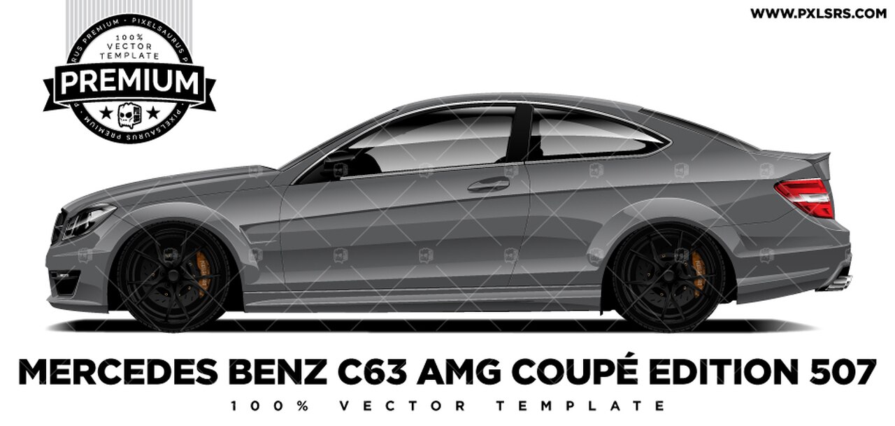 1280x609 Mercedes Benz Amg Edition 'premium' Vector Template