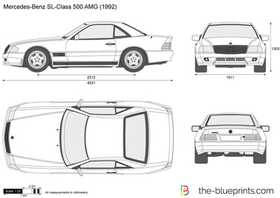 400x283 Mercedes Benz Sl Class Amg Vector Drawing
