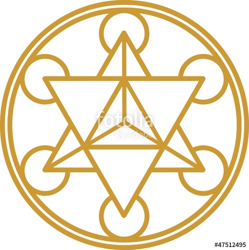498x500 Merkaba Stock Image And Royalty Free Vector