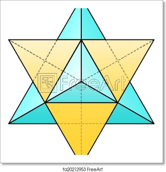 561x581 Free Art Print Of Merkabah